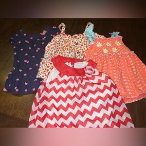 Assorted Bundle 24M girls short sleeved blouses.